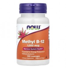 NOW Foods, Methyl B-12, 1,000 mcg, 100 Lozenges