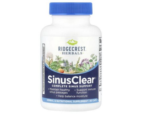 RidgeCrest Herbals, SinusClear©, 60 Capsules RidgeCrest Herbals, SinusClear©, 60 Capsules