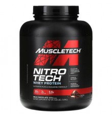 MuscleTech, Nitro-Tech® Whey Protein, Milk Chocolate, 4 lbs (1.81 kg)