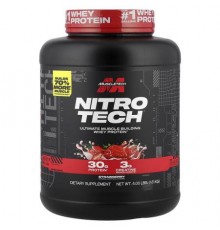 MuscleTech, Nitro-Tech™ Whey Protein, Strawberry, 4 lbs (1.81 kg)