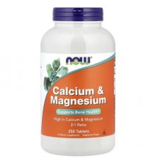 NOW Foods, Calcium & Magnesium, 250 Tablets