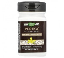 Nature's Way, Perika®, St. John's Wort, 300 mg, 60 Vegan Tablets