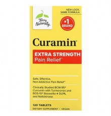 Terry Naturally, Curamin, Pain Relief, Extra Strength , 120 Tablets