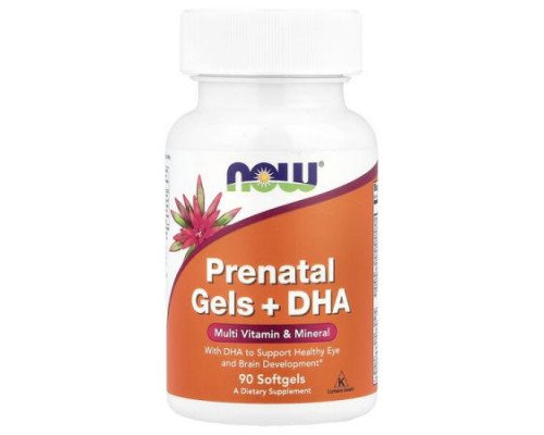 NOW Foods, Prenatal Gels + DHA, 90 Softgels NOW Foods, Prenatal Gels + DHA, 90 Softgels