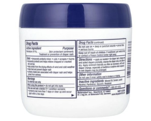 Aquaphor, Baby, Healing Ointment, Fragrance Free , 14 oz (396 g) Aquaphor, Baby, Healing Ointment, Fragrance Free , 14 oz (396 g)