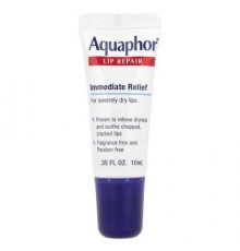 Aquaphor, Lip Repair, Immediate Relief, Fragrance Free, 0.35 fl oz (10 ml)