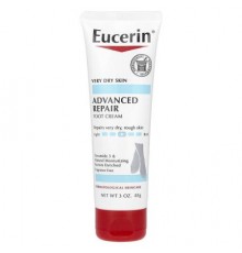 Eucerin, Advanced Repair Foot Creme, Fragrance Free, 3 oz (85 g)