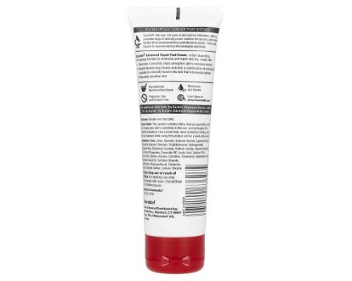 Eucerin, Advanced Repair Foot Creme, Fragrance Free, 3 oz (85 g)