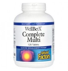 Natural Factors, WellBetX®, Complete Multi, 120 Tablets