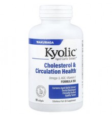 Kyolic, Aged Garlic Extract™, Cholesterol & Circulation Health, 90 Softgels
