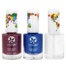 SuncoatGirl, Water-Based Nail Polish, Mermaid Princess, 4 Piece Kit