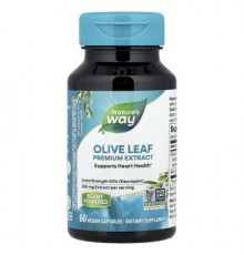 Nature's Way, Premium Extract, Olive Leaf, 60 Vegan Capsules