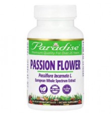 Paradise Herbs, Passion Flower, 60 Vegetarian Capsules (250 mg per Capsule)