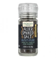 Frontier Co-op, Alder Smoked Salt, Grinders, 3.17 oz (90 g) (Discontinued Item)