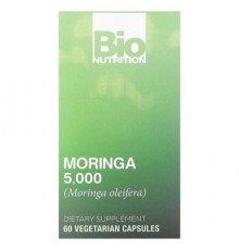 Bio Nutrition, Moringa, 5,000 mg, 60 Vegetarian Capsules