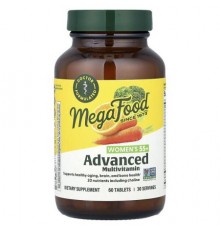 MegaFood, Women's 55+, Advanced Multivitamin, 60 Tablets