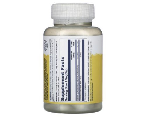 Solaray, Vitamin C with Bioflavonoid Concentrate, 1,000 mg, 100 VegCaps