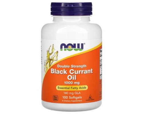 NOW Foods, Black Currant Oil, 1,000 mg, 100 Softgels