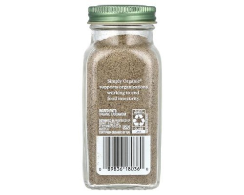 Simply Organic, Cardamom, 2.82 oz (80 g) Simply Organic, Cardamom, 2.82 oz (80 g)
