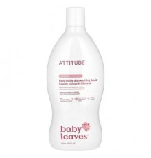 ATTITUDE, Baby Bottle Dishwashing Liquid, Unscented, 23.7 fl oz (700 ml)