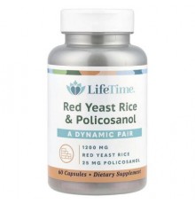 LifeTime Vitamins, Red Yeast Rice & Policosanol, 60 Capsules