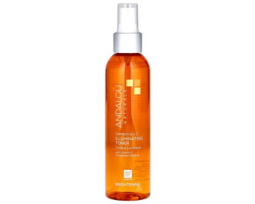 Andalou Naturals, Clementine + C, Illuminating Toner, 6 fl oz (178 ml) Andalou Naturals, Clementine + C, Illuminating Toner, 6 fl oz (178 ml)