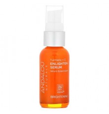 Andalou Naturals, Enlighten Serum, Turmeric + C, Brightening, 1.1 fl oz (32 ml)