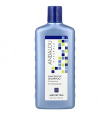 Andalou Naturals, Shampoo, Age Defying, For Thinning Hair, Argan Stem Cell, 11.5 fl oz (340 ml)