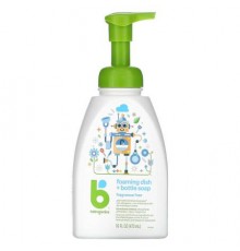 Babyganics, Foaming Dish + Bottle Soap, Fragrance Free, 16 fl oz (473 ml)