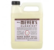 Mrs. Meyers Clean Day, Hand Soap Refill, Lavender, 33 fl oz (975 ml)