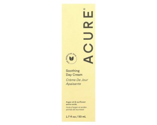 ACURE, Soothing Day Cream, For Sensitive Skin, 1.7 fl oz (50 ml) ACURE, Soothing Day Cream, For Sensitive Skin, 1.7 fl oz (50 ml)