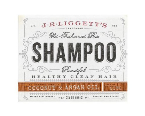 J.R. Liggett's, Old Fashioned Shampoo Bar, Coconut & Argan Oil, 3.5 oz (99 g)