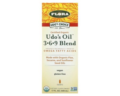 Flora, Udo's Oil 3-6-9 Blend, 17 fl oz (500 ml)