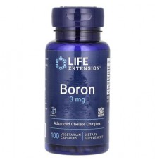 Life Extension, Boron, 3 mg, 100 Vegetarian Capsules