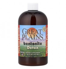 Yerba Prima, Great Plains®, Bentonite, Detox, 16 fl oz (473 ml)