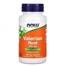 NOW Foods, Valerian Root, 500 mg, 100 Veg Capsules