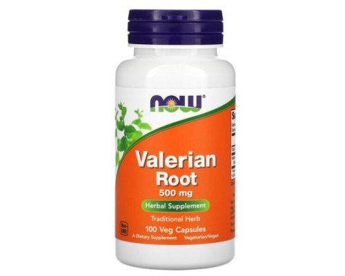 NOW Foods, Valerian Root, 500 mg, 100 Veg Capsules NOW Foods, Valerian Root, 500 mg, 100 Veg Capsules