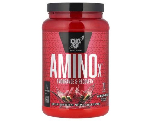BSN, AminoX®, Endurance & Recovery, Watermelon, 2.24 lb (1.02 kg) BSN, AminoX®, Endurance & Recovery, Watermelon, 2.24 lb (1.02 kg)