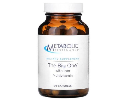 Metabolic Maintenance, The Big One with Iron, 90 Capsules