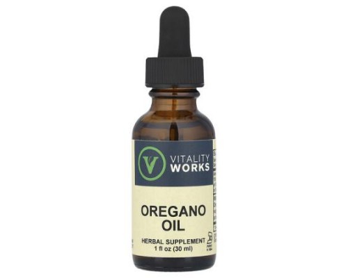 Vitality Works, Oregano Oil, 1 fl oz (30 ml)