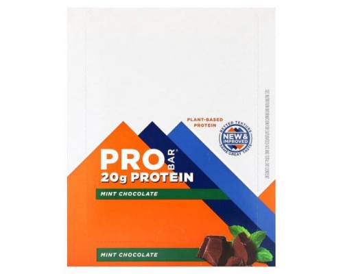 ProBar, Protein Bar, Mint Chocolate, 12 Bars, 2.47 oz (70 g) Each