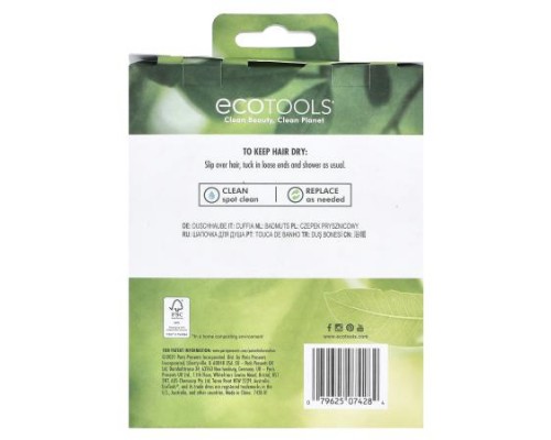 EcoTools, Shower Cap, 1 Cap (Discontinued Item)