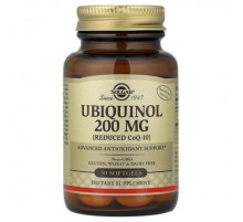 Solgar, Ubiquinol (Reduced CoQ10), 200 mg, 30 Softgels