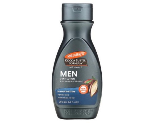Palmer's, Cocoa Butter Formula® with Vitamin E, Men, 3-In-Lotion, 8.5 fl oz (250 ml) Palmer's, Cocoa Butter Formula® with Vitamin E, Men, 3-In-Lotion, 8.5 fl oz (250 ml)