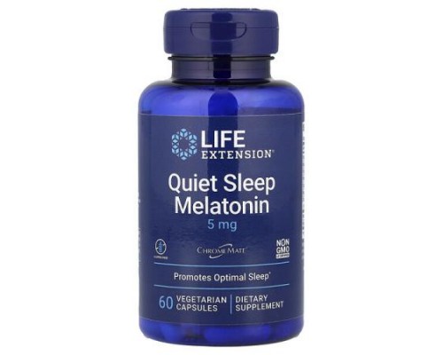 Life Extension, Quiet Sleep Melatonin, 60 Vegetarian Capsules Life Extension, Quiet Sleep Melatonin, 60 Vegetarian Capsules