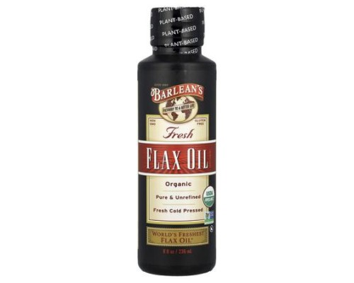 Barlean's, Organic Flax Oil, 8 fl oz (236 ml) Barlean's, Organic Flax Oil, 8 fl oz (236 ml)