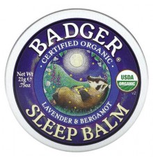 Badger, Organic Sleep Balm, Lavender & Bergamot, 0.75 oz (21 g)