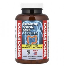 Yerba Prima, Prebiotic Colon Care, 180 Capsules