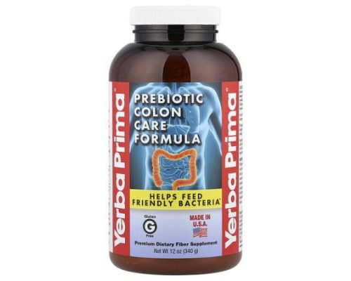 Yerba Prima, Prebiotic Colon Care Formula, 12 oz (340 g) Yerba Prima, Prebiotic Colon Care Formula, 12 oz (340 g)