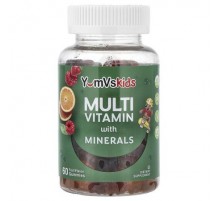 YumVs, Multi Vitamin with Minerals Gummies, Fruit, 60 Gummies